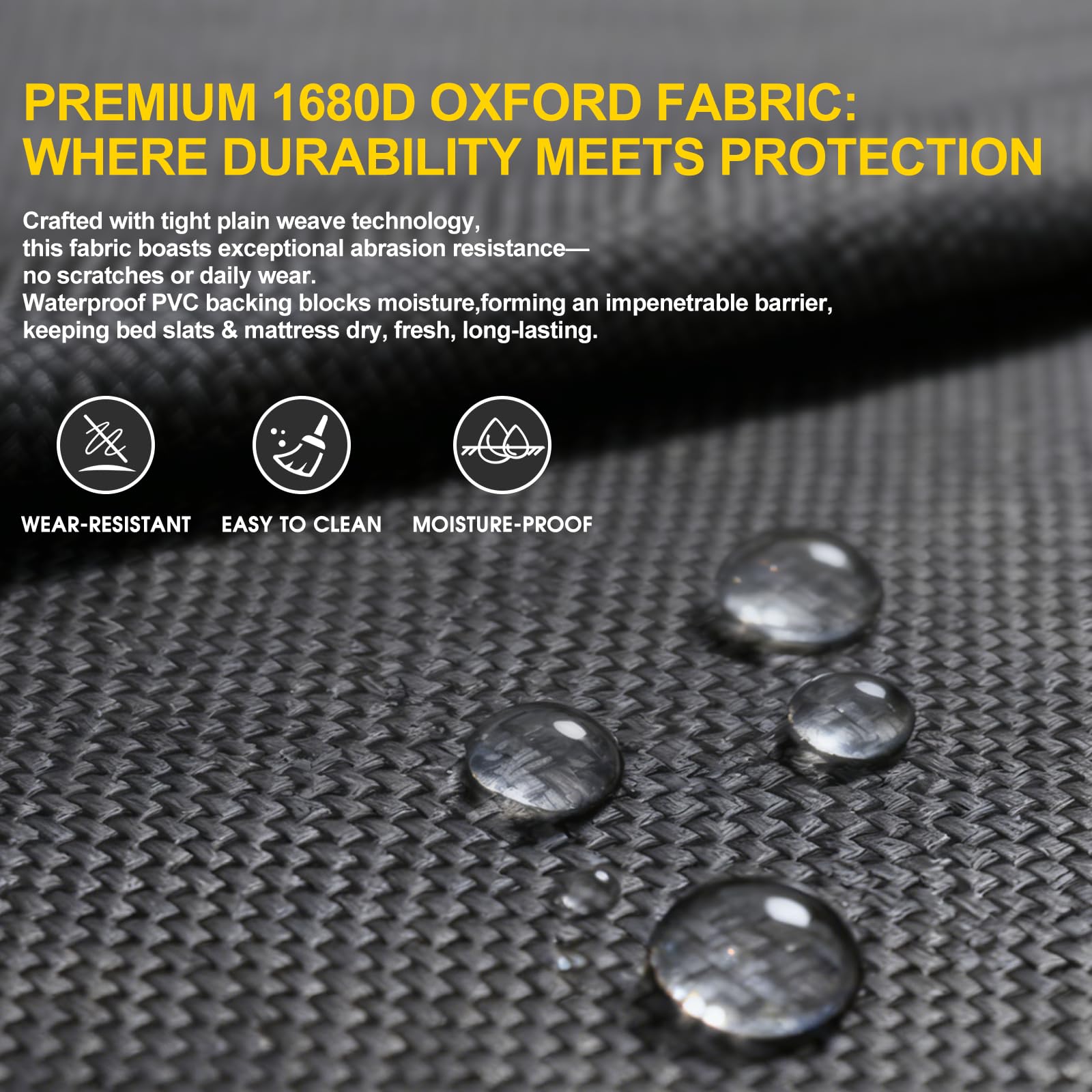 Ameruse Queen Bunkie Board 10mm breathable surface promotes airflow under the mattress.
