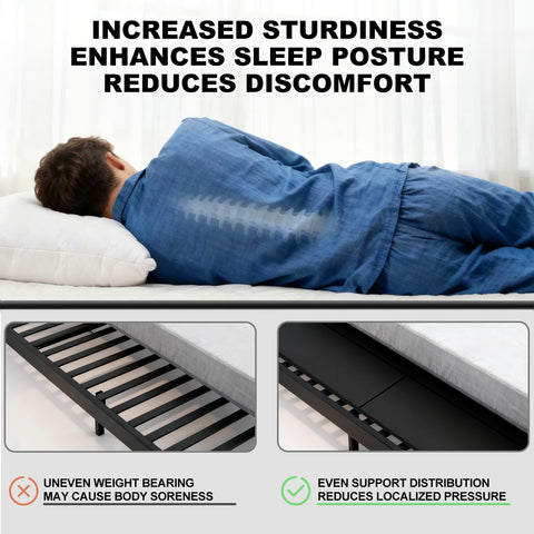 Ameruse Queen Bunkie Board 10mm foldable, portable setup for guests, travel, or camping.