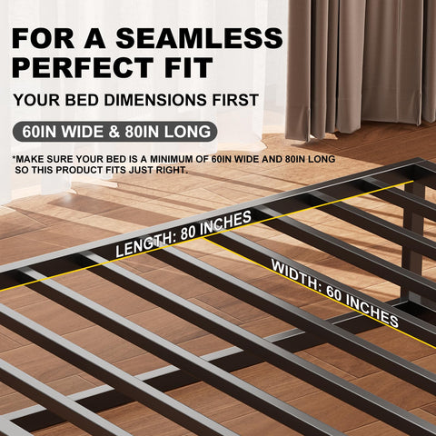 Ameruse Queen Bunkie Board 10mm moisture-resistant cover for durable use in humid spaces.
