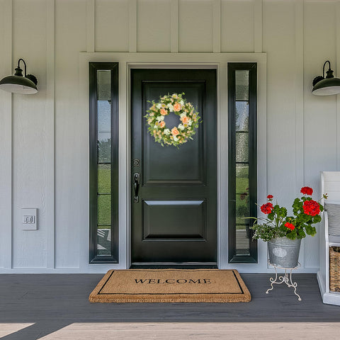 AMF0RESJ versatile wreath for indoor or outdoor display.