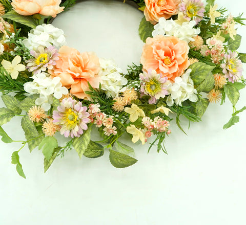AMF0RESJ wreath packaged in gift box protects shape during delivery.