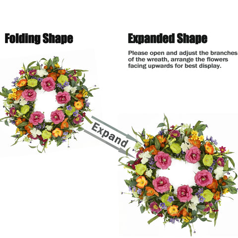 AMF0RESJ gift-ready wreath packed securely for gifting.