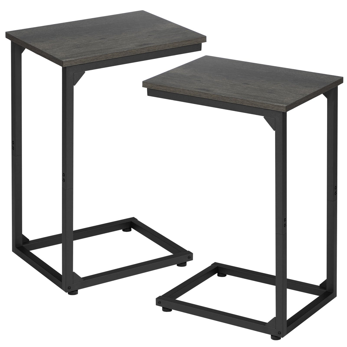 AMHANCIBLE C-shaped side table under couch for easy reach