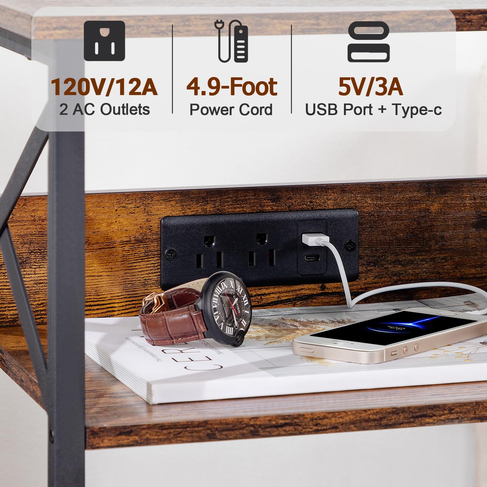 AMHANCIBLE compact durable stand suited for small rooms