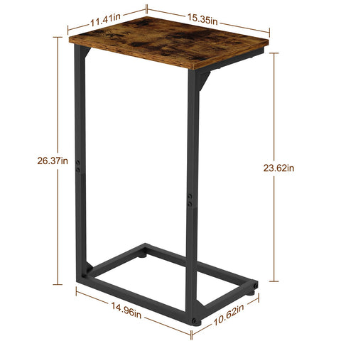 AMHANCIBLE End Table easy to assemble for quick setup