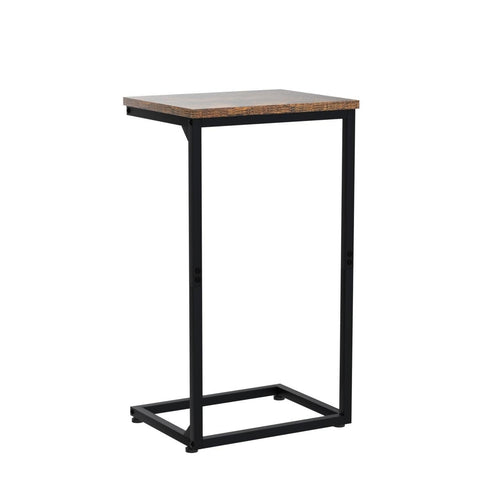 AMHANCIBLE End Table used as TV tray for snacks and quick laptop breaks