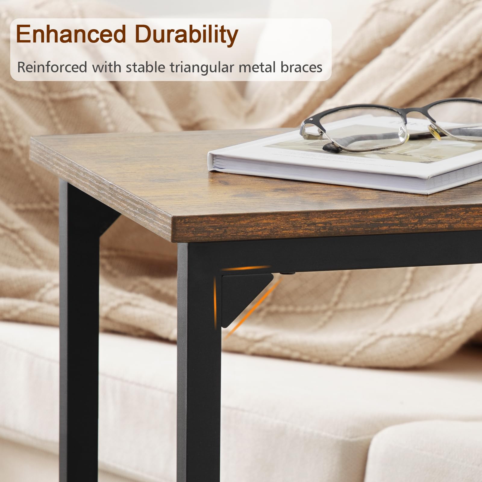 AMHANCIBLE industrial rustic design blends modern and vintage decor.