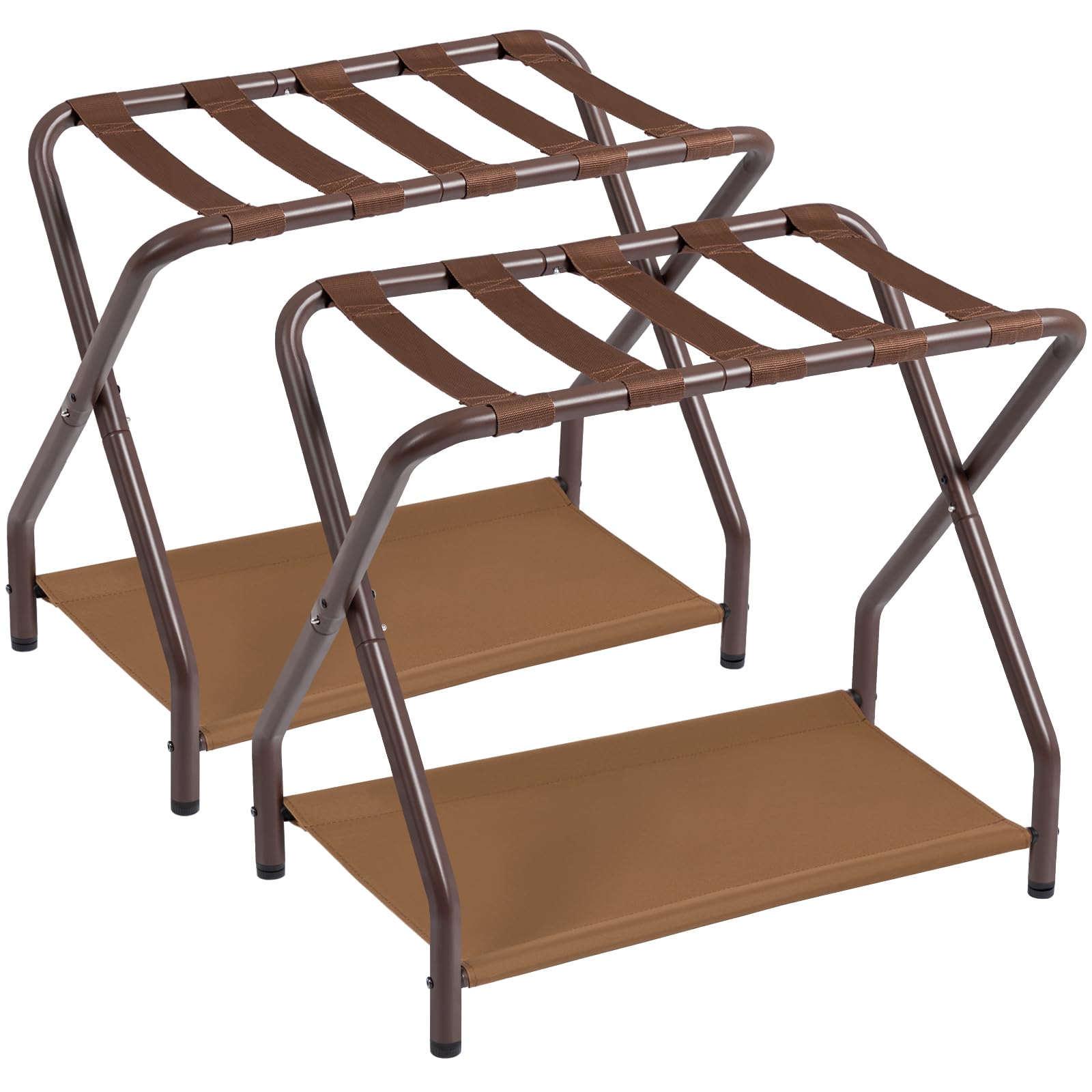 AMHANCIBLE luggage rack folded-compact for easy storage