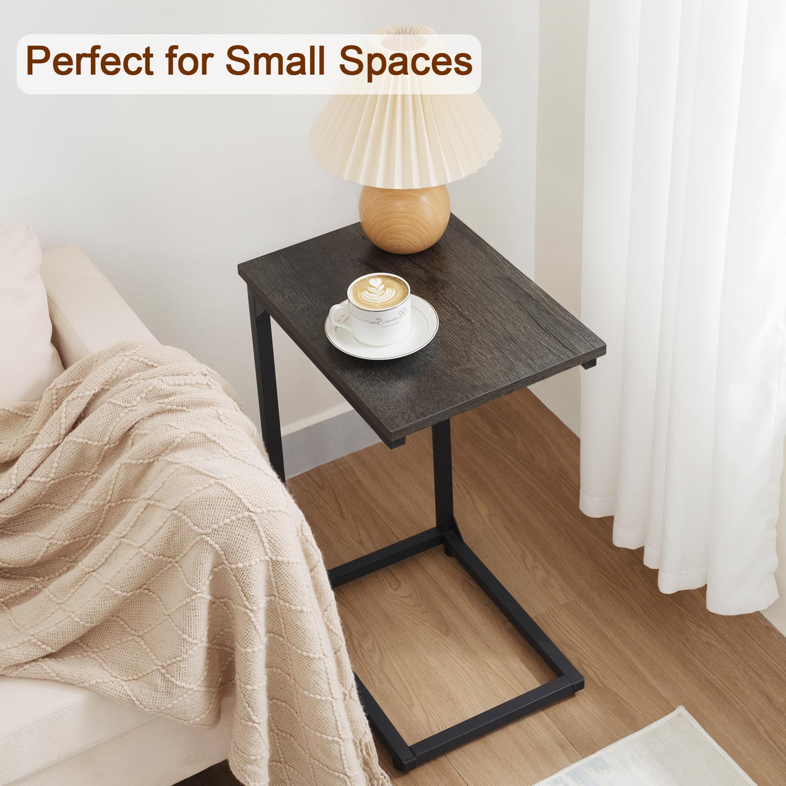 AMHANCIBLE powder-coated metal frame offers stable support