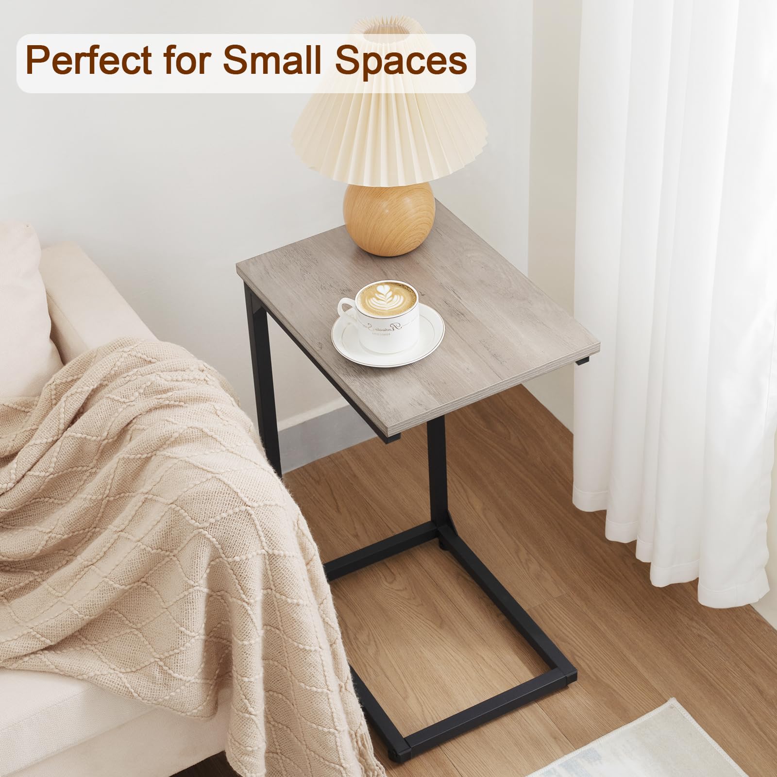 AMHANCIBLE TV tray style table doubles as laptop workstation