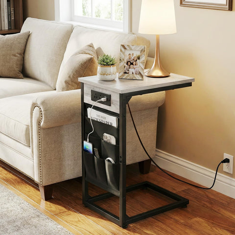 AMHANCIBLE versatile two-table set doubles surface area for snacks or laptops