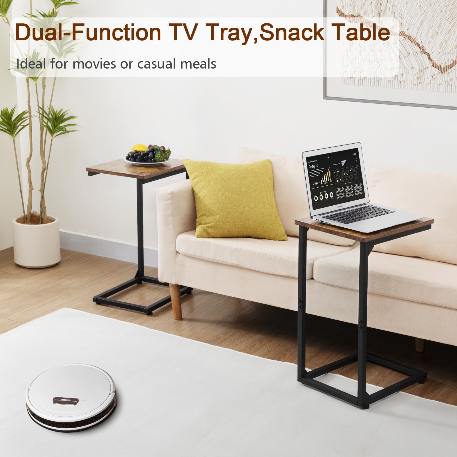 AMHANCIBLE two-piece set enhancing living room with compact design