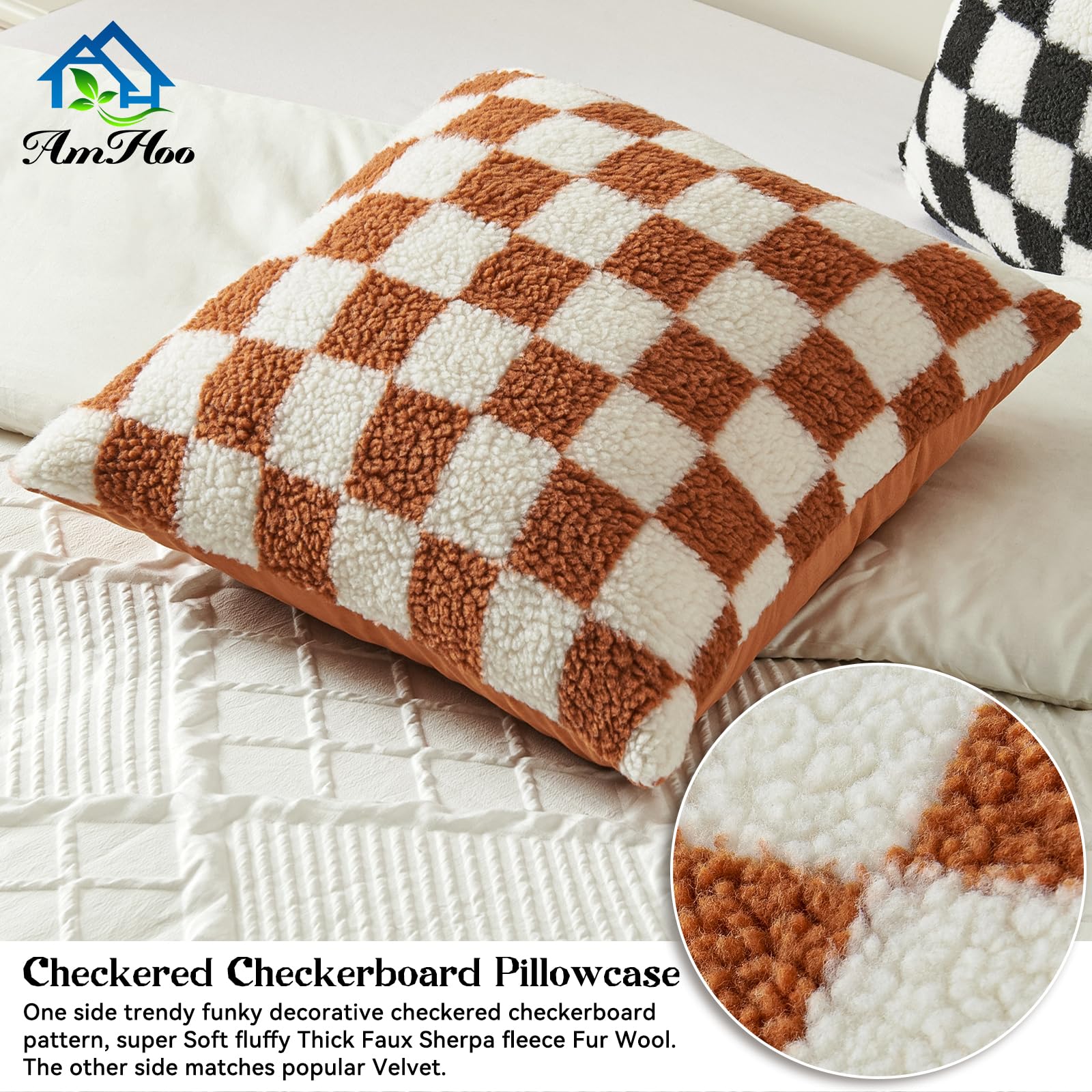 AmHoo pack of 2 pillow covers ready to refresh spaces.