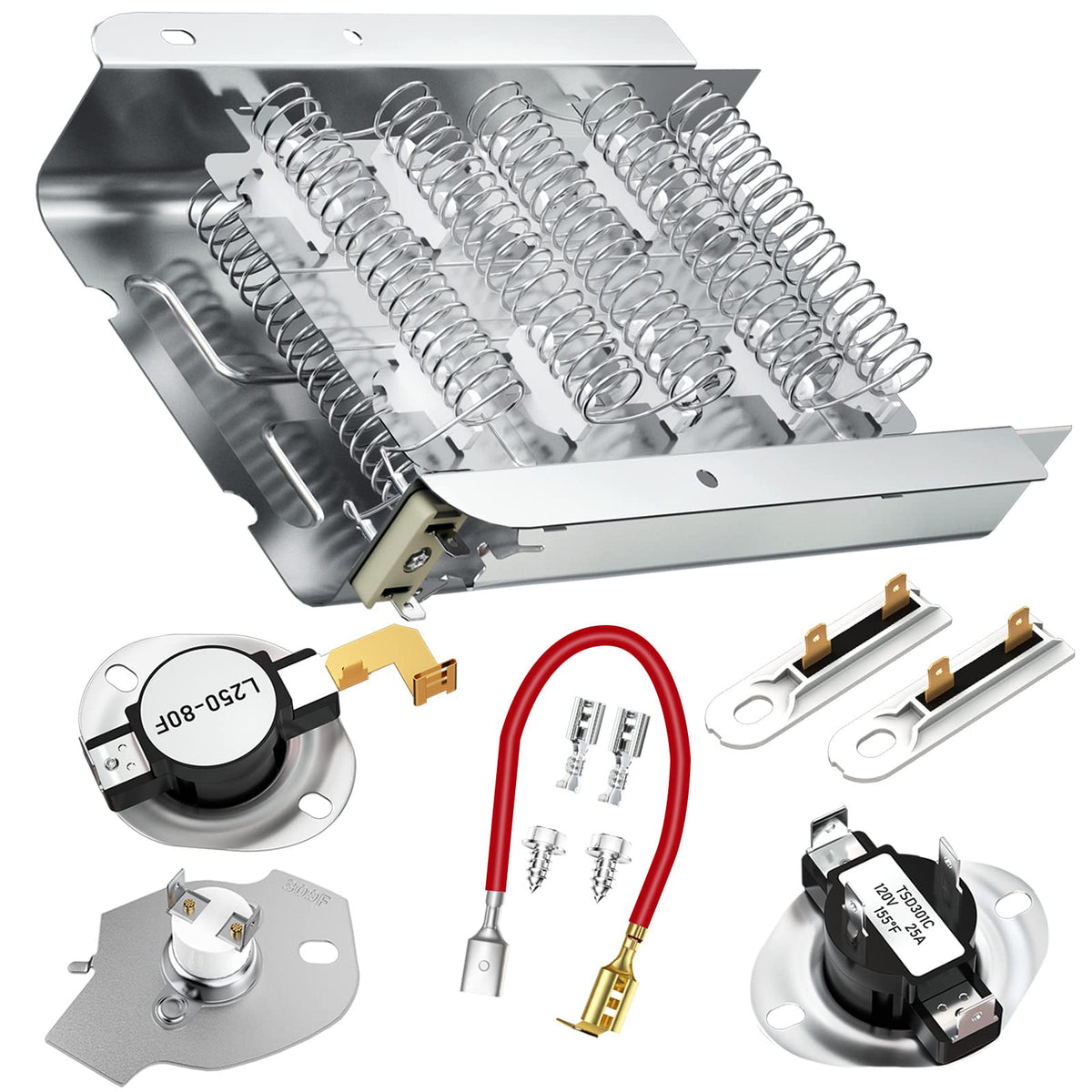 AMI PARTS 279838 heating element assembly with durable Ni-Cr coil for even heat