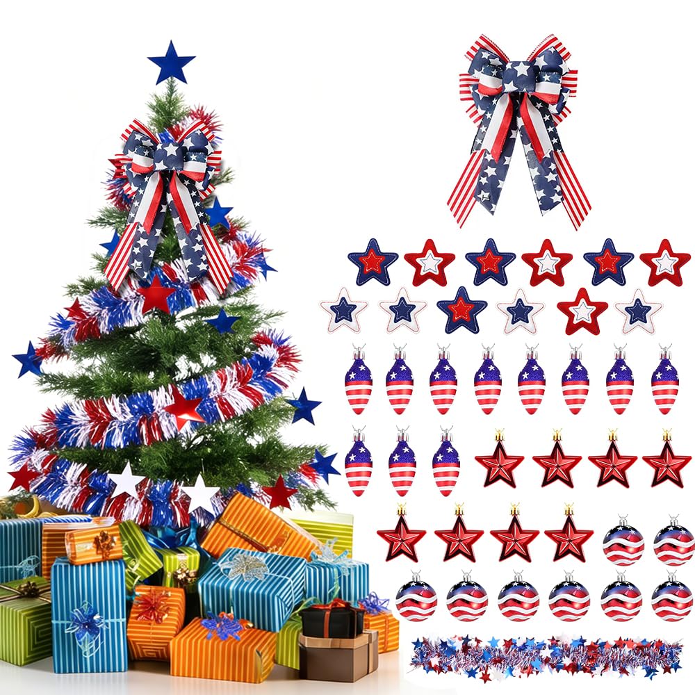 amiatalo 4th of july hat and gnomes for a colorful holiday focal point