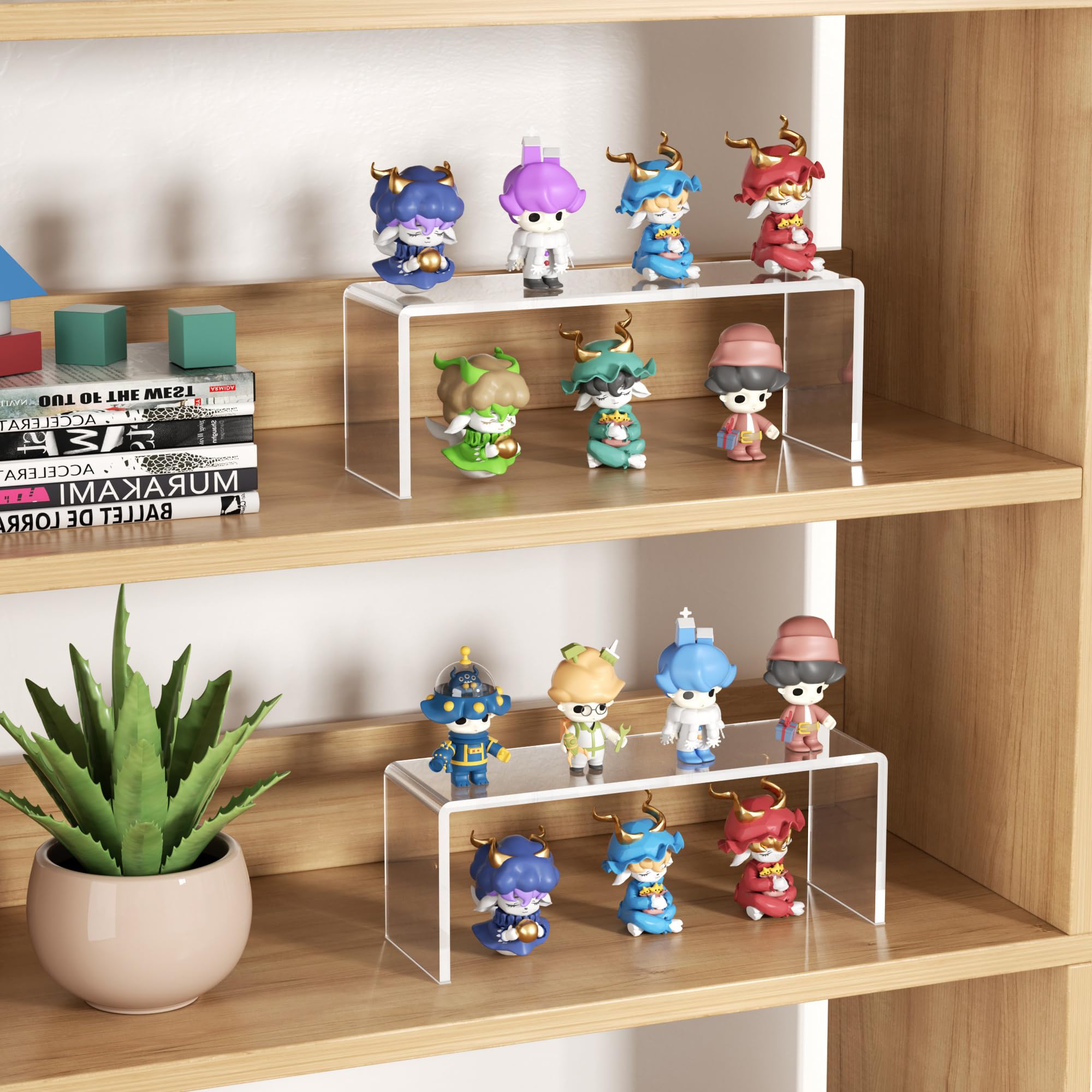 Aminigram display shelves organized jewelry and figurines neatly