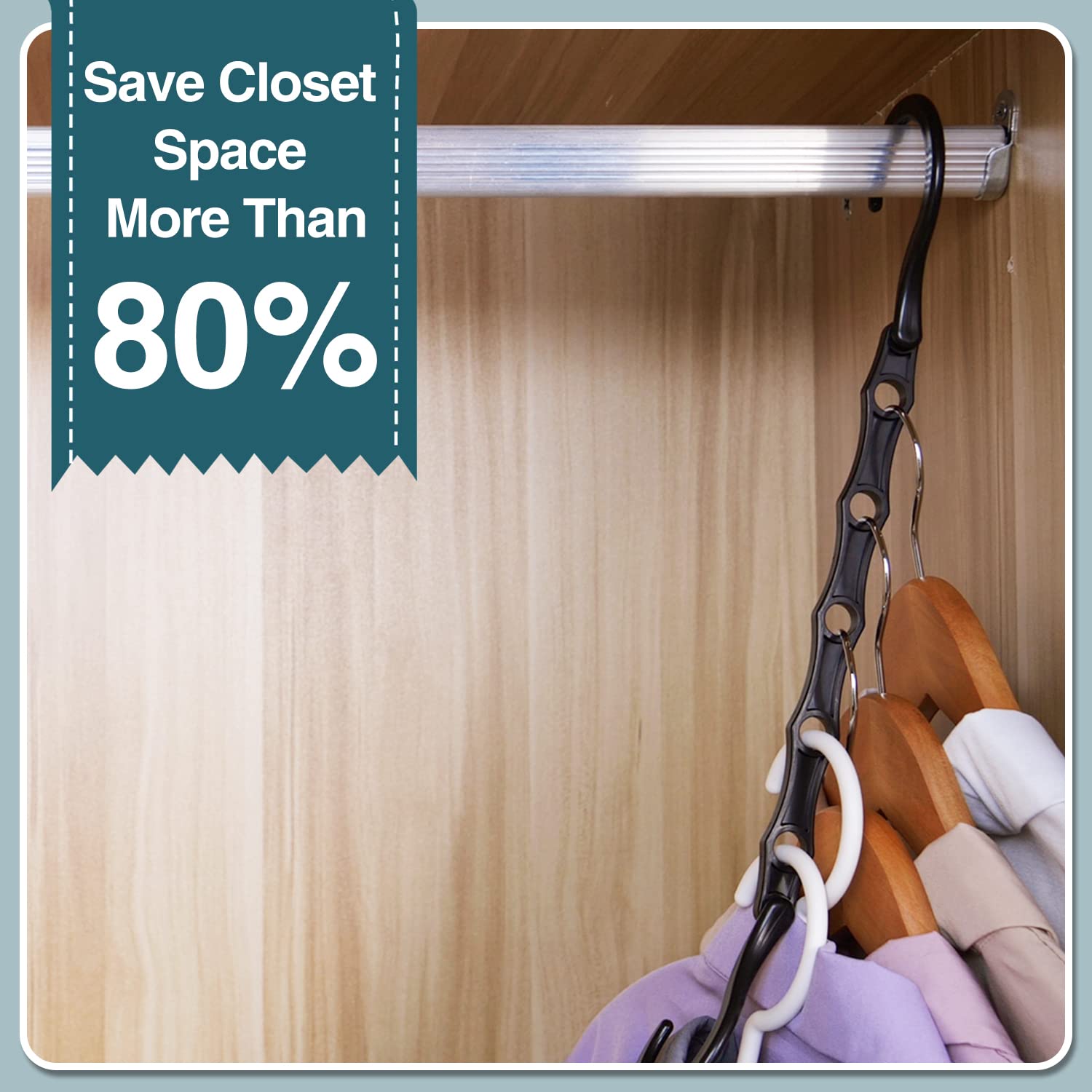 AMKUFO Magic Hangers ideal for dorm room organization
