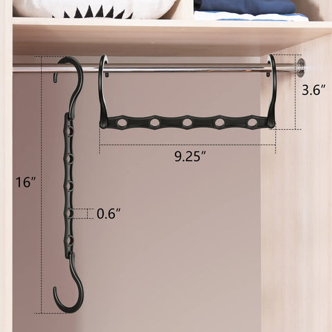AMKUFO Magic Hangers with strong hooks for heavy coats