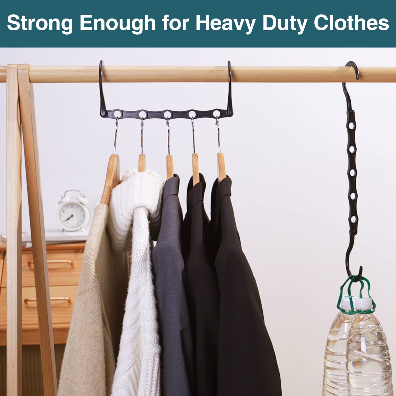 AMKUFO Magic Hangers with edge-free, safe design