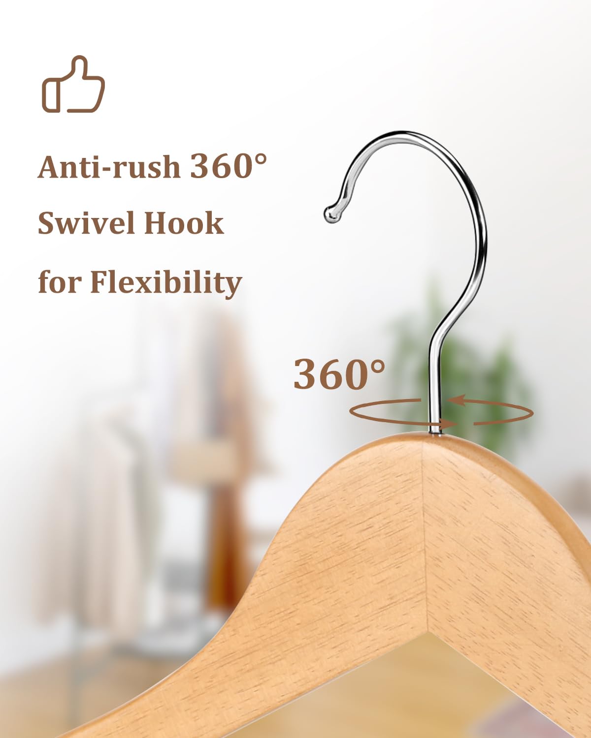 AMKUFO shoulder contour preserves garment shape for jackets and coats