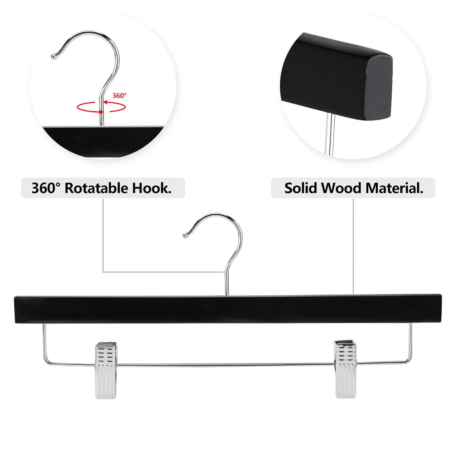 AMKUFO strong steel clips grip heavy garments securely.