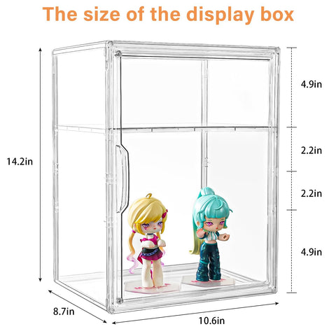 Amllas dust-proof display case preserves visibility of contents