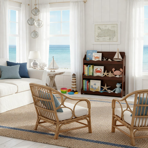 AMMEHOELA Kids Bookshelf Dutch design inspiration brings calm, minimalist aesthetics
