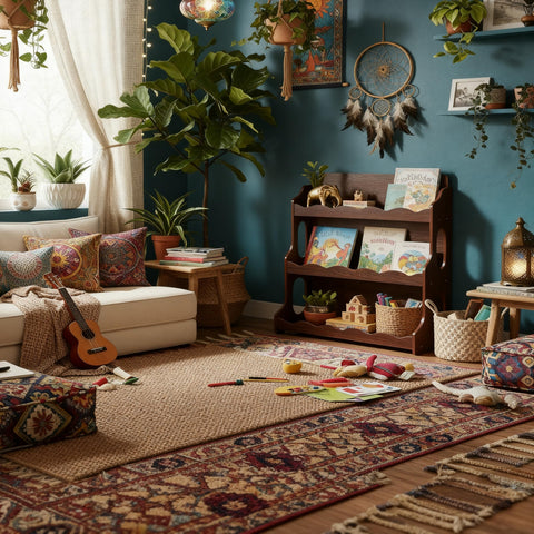 AMMEHOELA Kids Bookshelf easy-clean surface keeps dust at bay