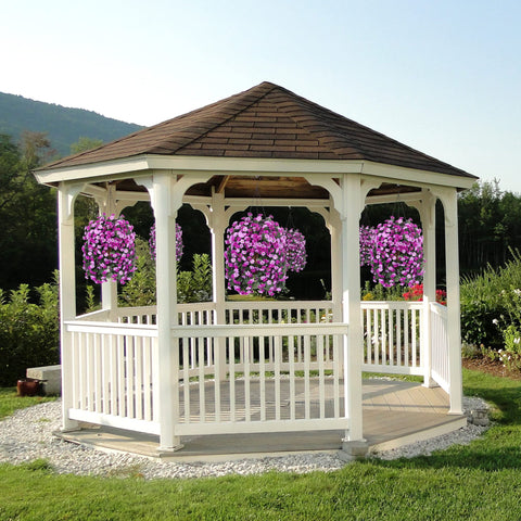 Ammyoo 17x17x25 hanging flower basket ready to hang with easy setup.