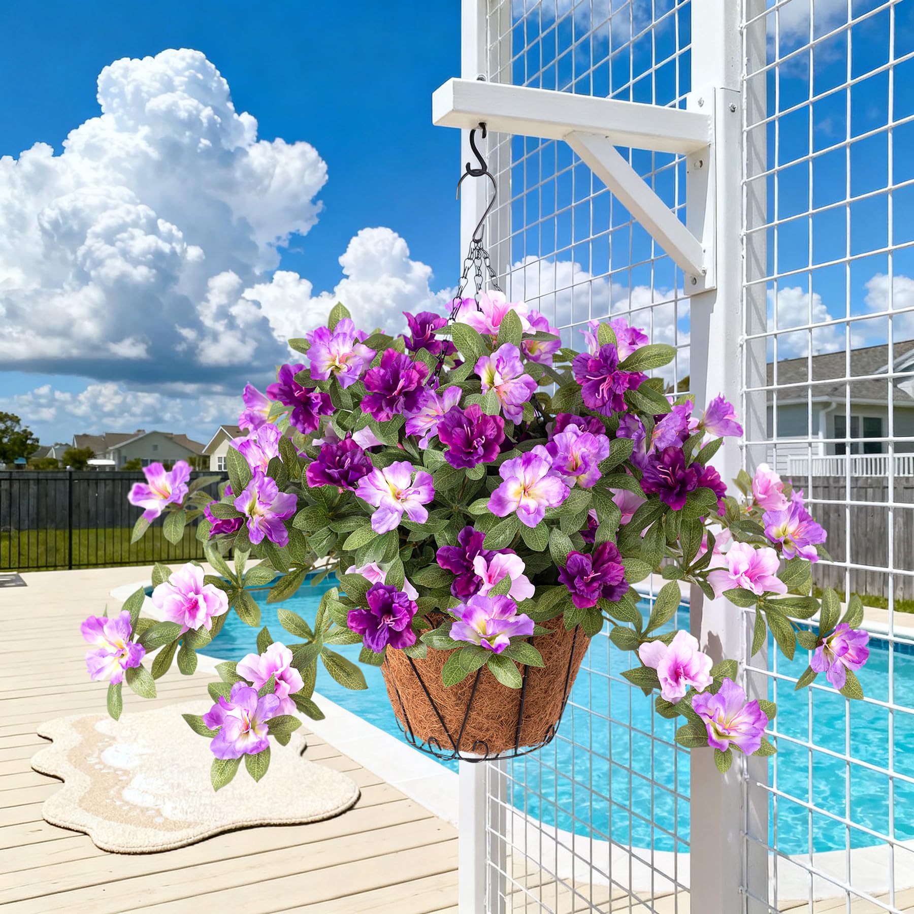 After-sales support for reattaching loose Ammyoo faux blossoms.