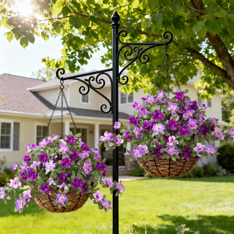 Ammyoo outdoor azalea blossoms decorate decks with waterproof durability