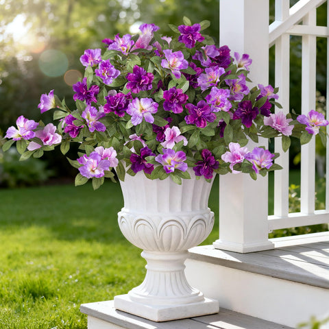 Ammyoo indoor azalea decoration for kitchens or baths adds color