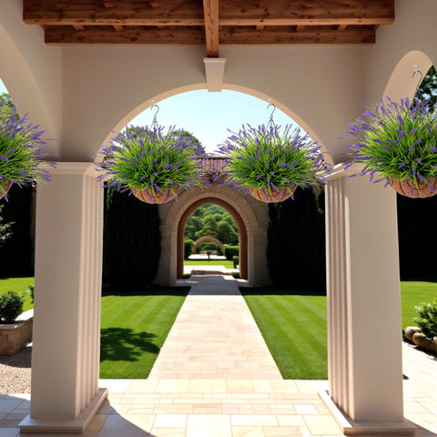 Ammyoo UV resistant faux shrubs resist sun fading