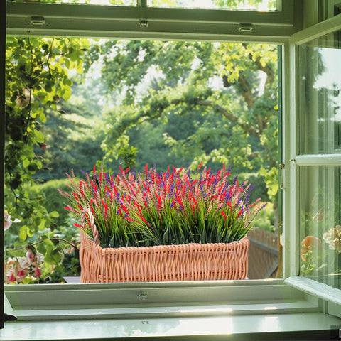 Ammyoo outdoor greenery on a patio railing with no fade across seasons.