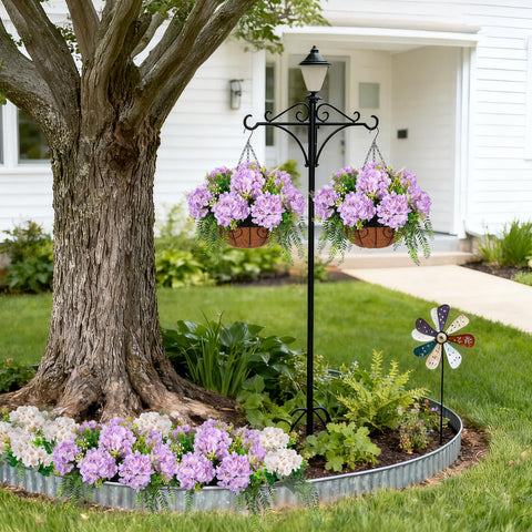 Ammyoo artificial-hydrangea-flowers resemble real blooms for year-round color