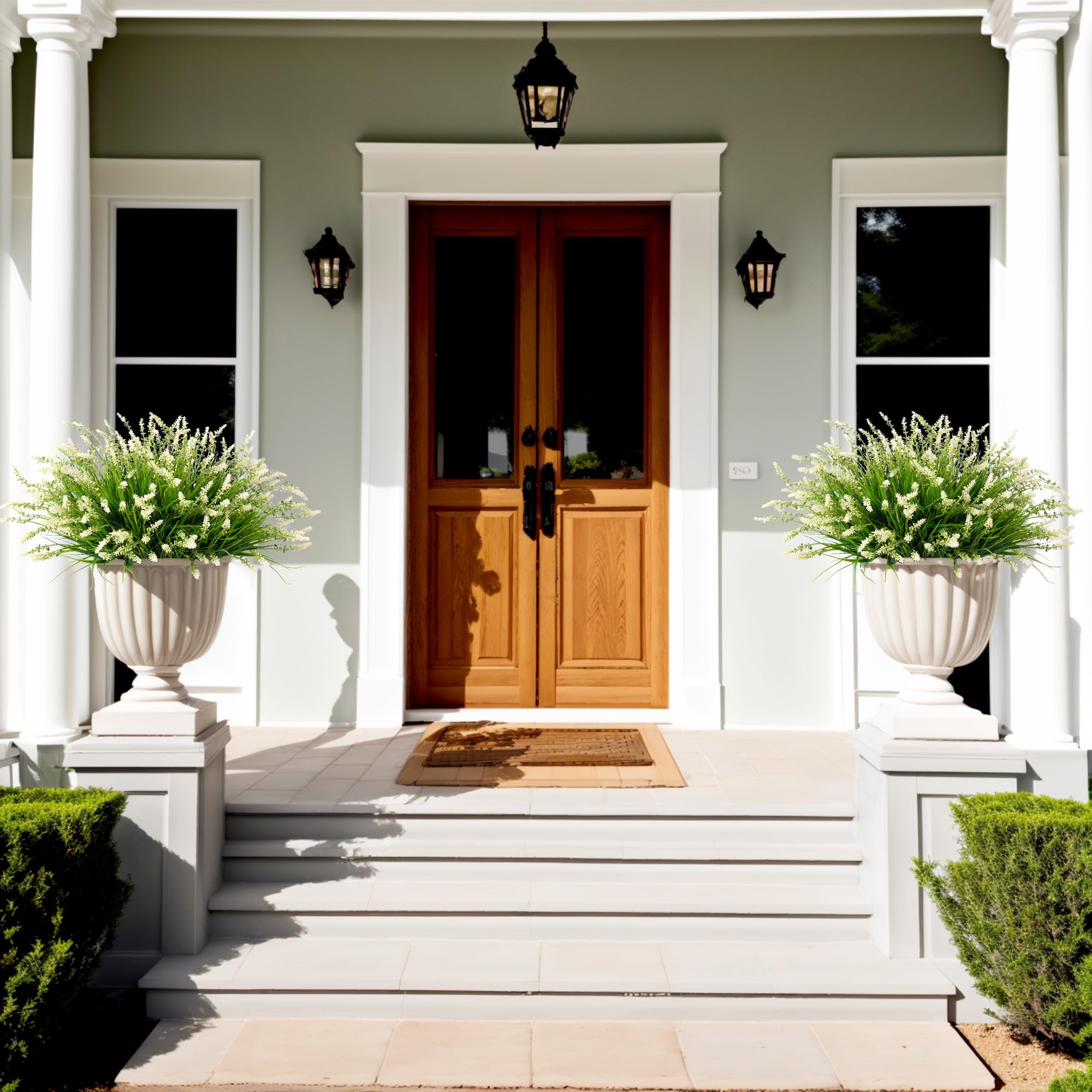 Ammyoo green greenery highlights vivid leaves for outdoor spaces