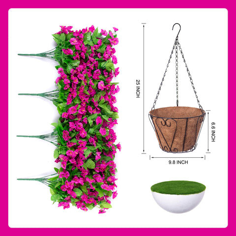 Ammyoo artificial morning glory leaves provide lush greenery without upkeep.