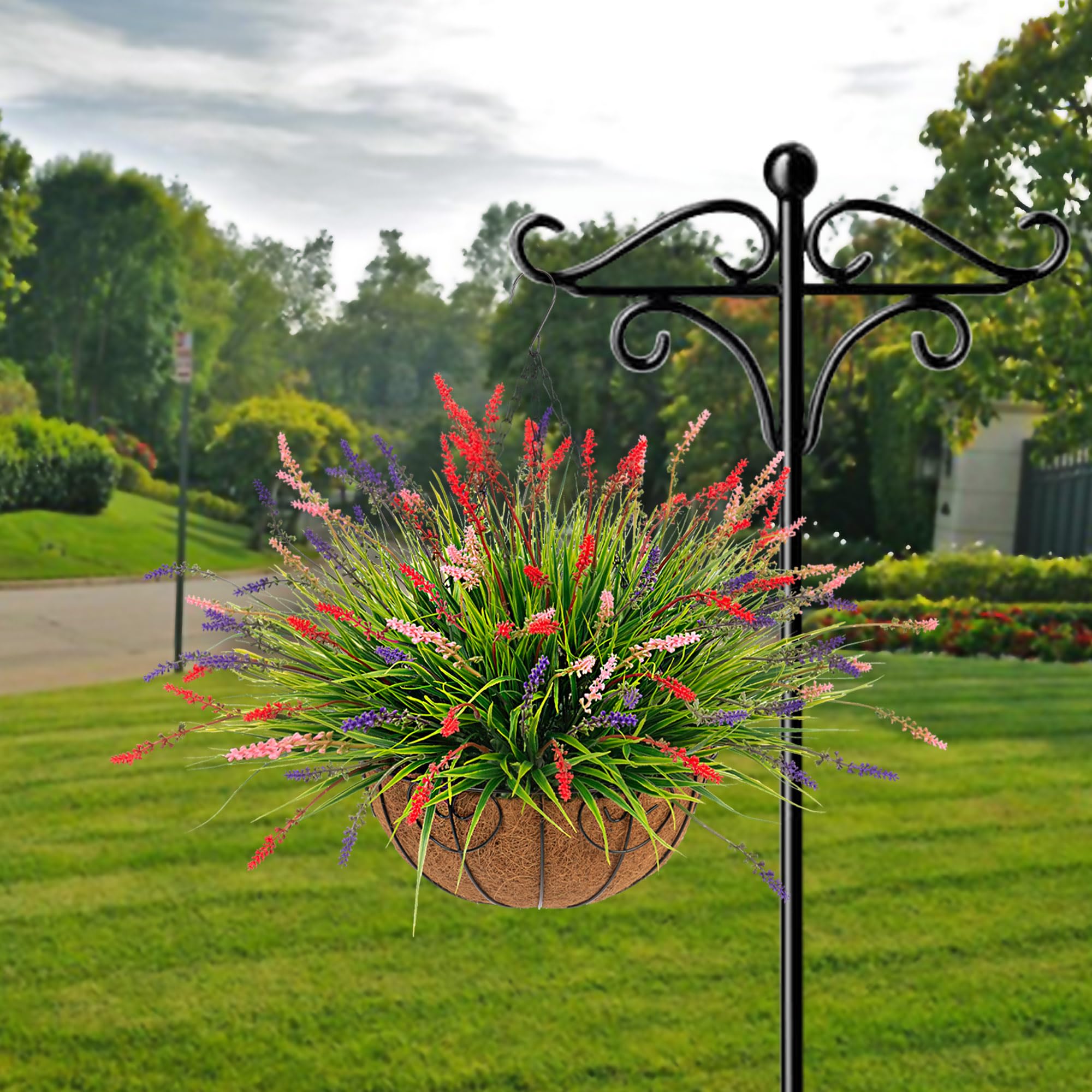 Ammyoo lifelike shrubs brighten windows and doors with easy maintenance.