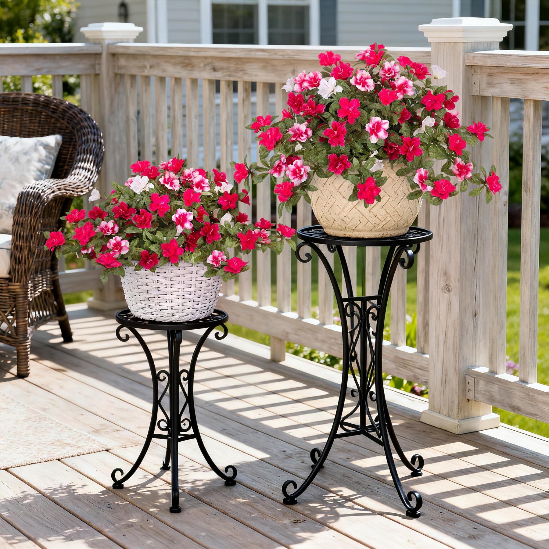 Ammyoo azalea porch decor arrangement adding instant curb appeal