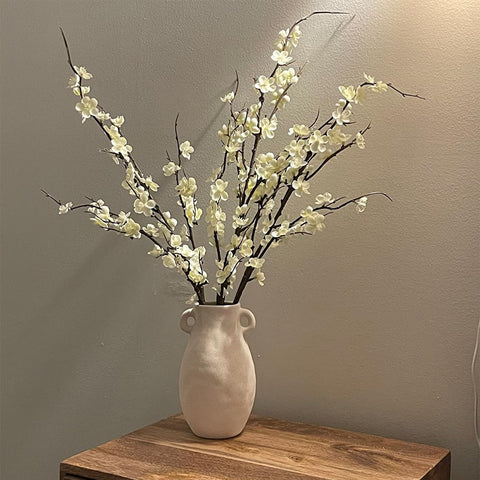 Ammyoo cherry blossom branch set of 4 stems for flexible arrangements.