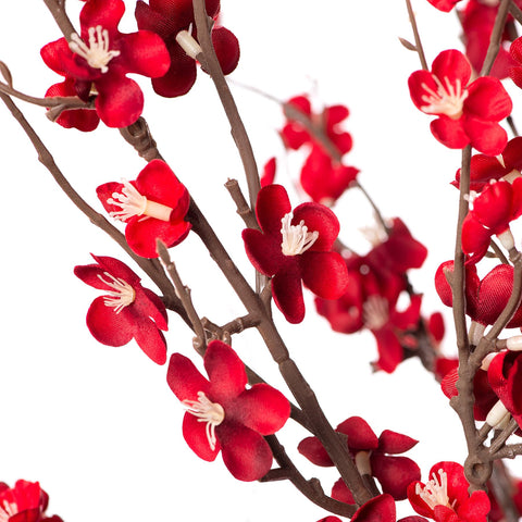 Ammyoo cherry blossom branch with tall stems for large vases