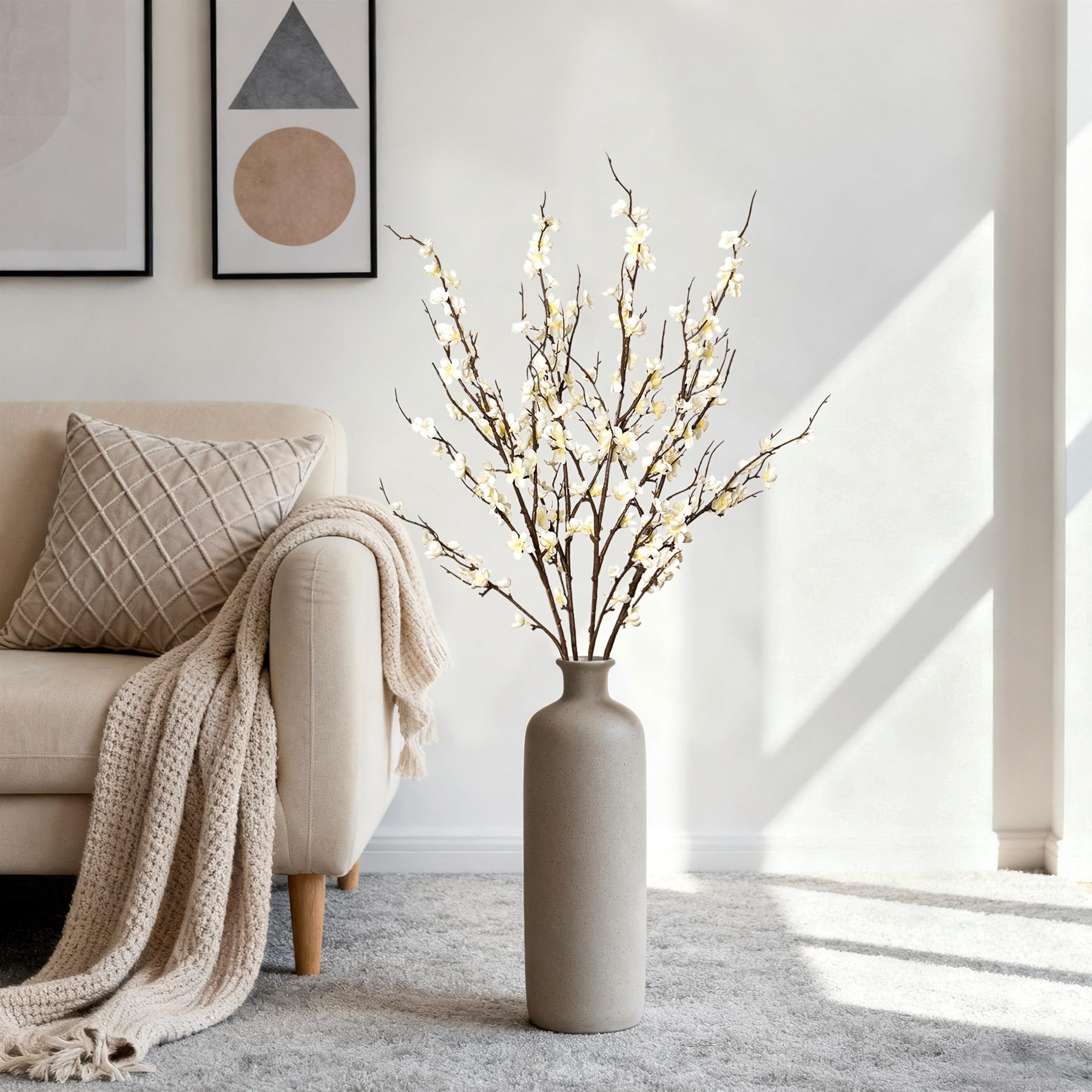 Ammyoo silk material texture highlights realistic flower feel.