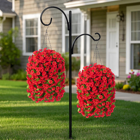 Ammyoo faux flowers require no watering, ideal for easy maintenance.