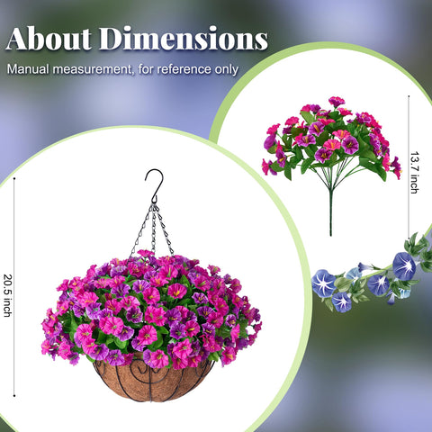 Ammyoo green grass liner highlights the lush semicircle basket detail.