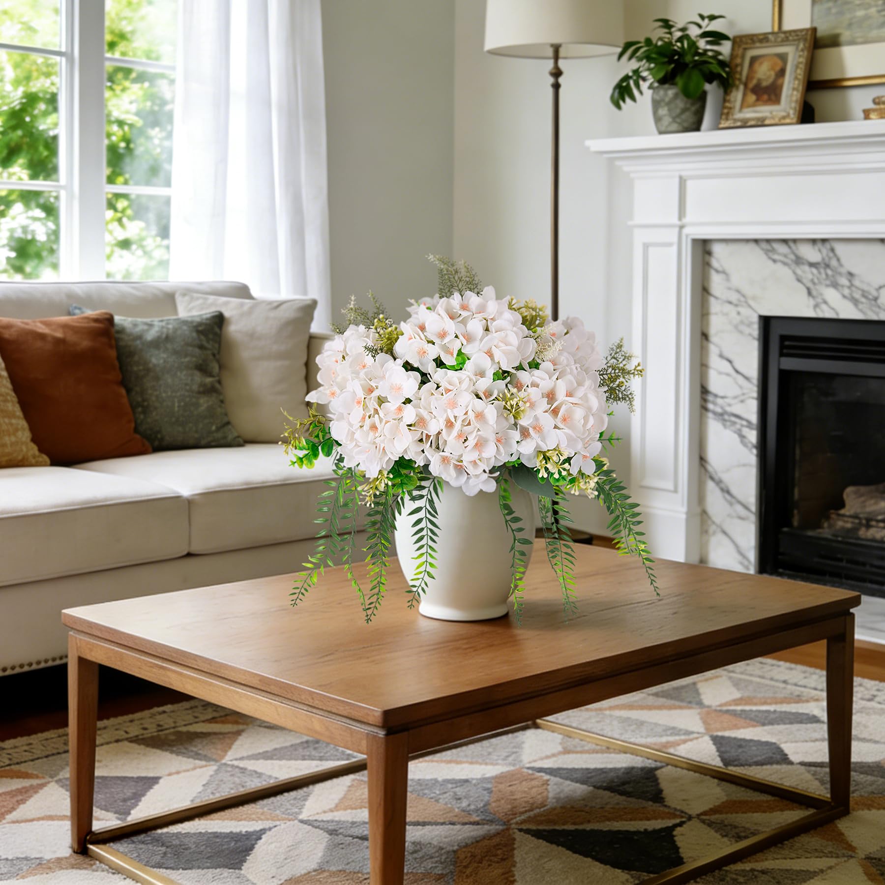 Ammyoo hydrangea porch decor collection for stylish outdoor spaces.