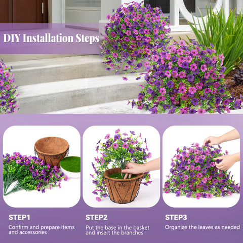 Ammyoo life-like artificial flower that stays fresh without watering