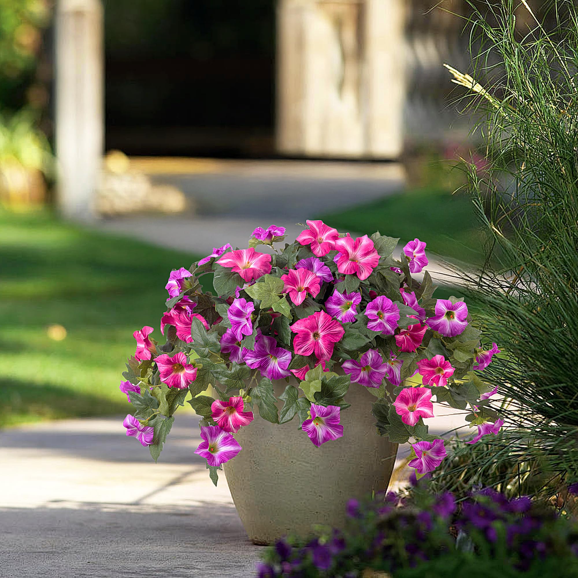 Ammyoo maintenance-free design saves watering pruning and daily upkeep for busy homes.