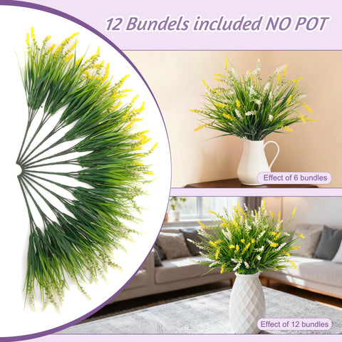 Ammyoo versatile faux plants brighten windowsill or garden fence with evergreen appeal.