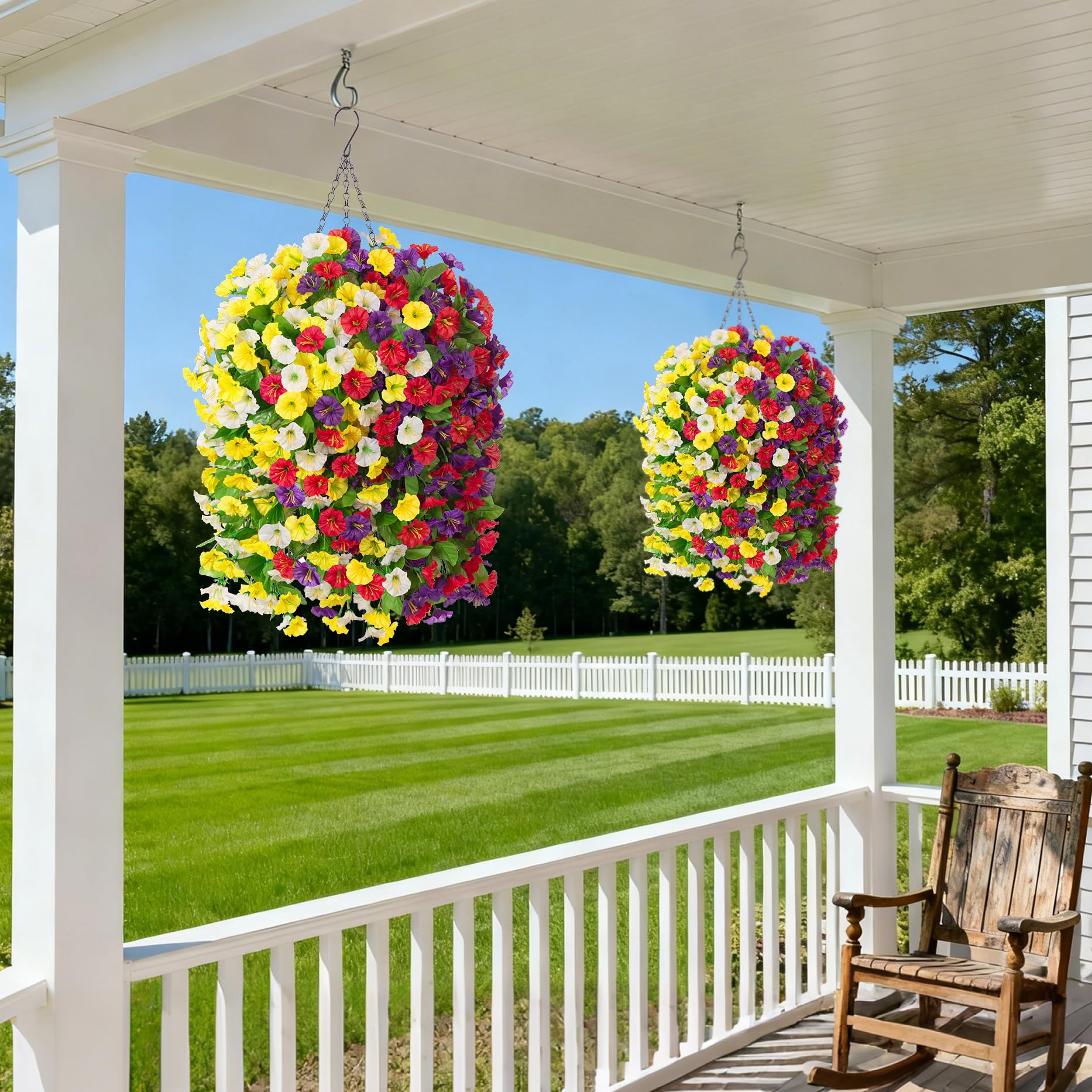 Ammyoo outdoor patio decor on a sunny porch