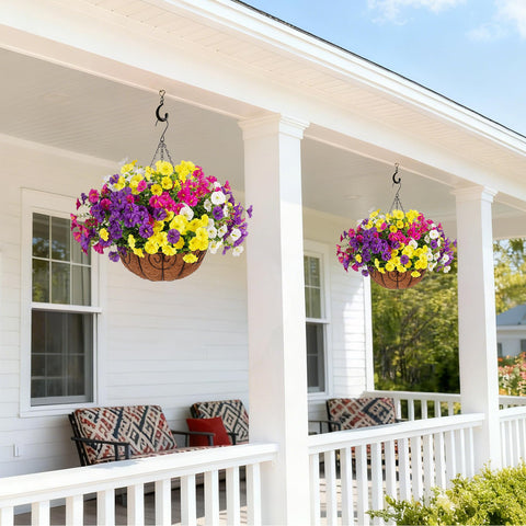 Ammyoo outdoor blooms are UV resistant, suitable for patios and porches.